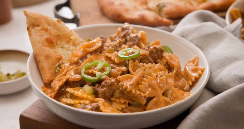 Bacon Cheeseburger Pasta