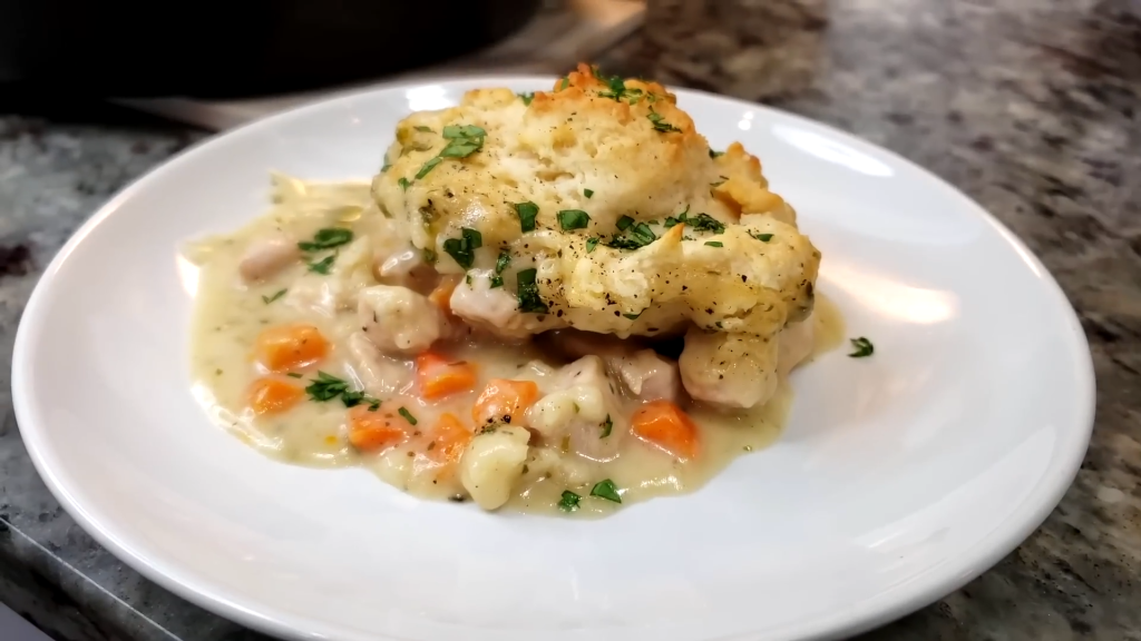 Chicken and Biscuits Casserole
