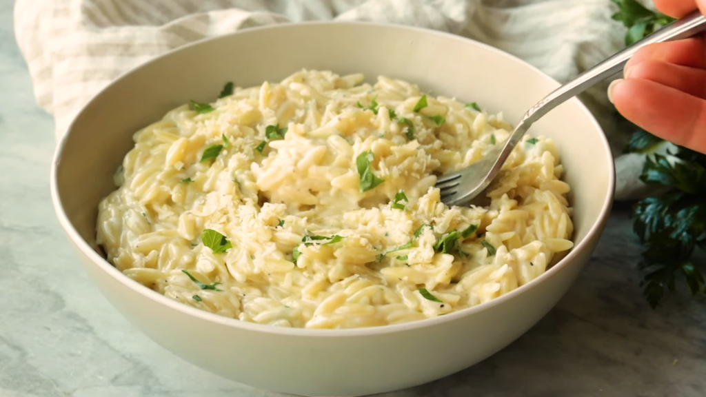 Garlic Parmesan Orzo