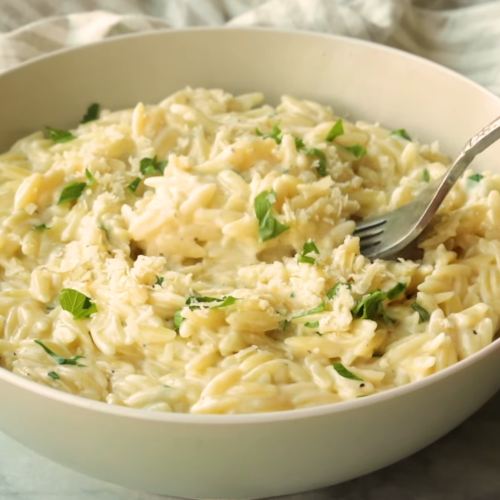 Garlic Parmesan Orzo