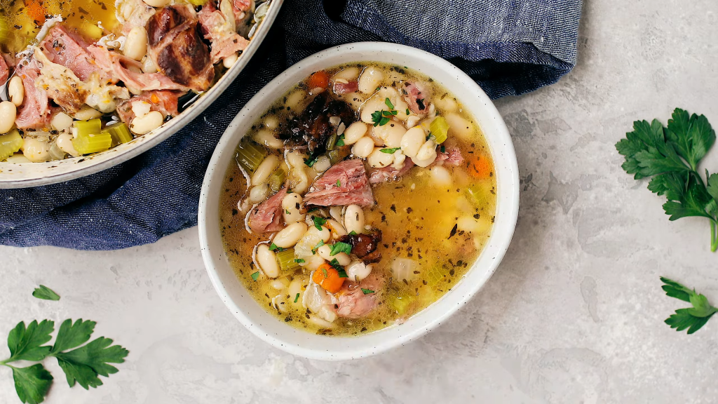 White Bean and Ham Soup