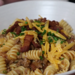 Bacon Cheeseburger Pasta